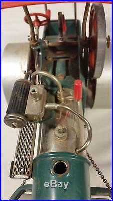 Vintage Wilesco West Germany Metal Steam Engine Roller Old Smoky