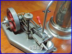 Vintage Wood-Base Jensen Model 30 Steam Engine Dampfmaschine