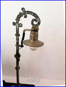 Vintage antique MARKLIN horizontal steam engine 4149/91/5 1/2 + generator lamp