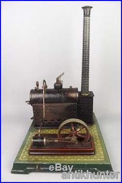 Vintage bing nuremberg steam engine, pre war german tin toy