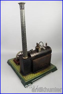 Vintage bing nuremberg steam engine, pre war german tin toy