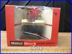 Vintage boxed Mamod Minor 1 Steam Engine. Un-Fired with burner / Instructions