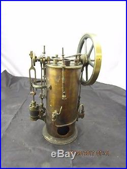 Vintage brass detailed steam engine