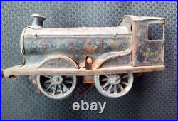Vintage collectible Toy Steam locomotive metal rarity (360)