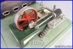 Vintage fleischmann 122/4 live steam engine, tin toy made in western germany