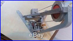 Vintage metal toy model press steam engine hammer huge art deco loft