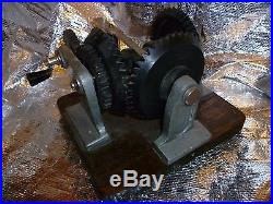 Vintage steam engine gear box differential model