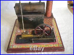 Vintage toy steam engine machnie a vapeur Bing germany 1920s