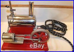 Vtg. 1950s Empire The Metal Ware Corp. #46 Electric 120 Volt Toy Steam Engine