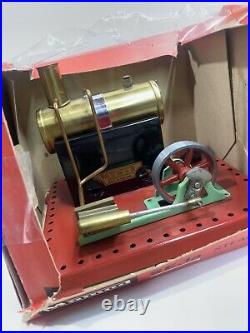 Vtg Mamod Tin Toy Stationary Reversing Steam Engine SE. 1a W Original Box