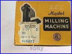 Vtg Sel Toy Model 3070 Milling Machine Steam Engine Hit Miss Electric Motor Box