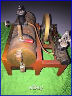 WEEDEN No 14 horizontal STEAM ENGINE copper boiler governor whistle sight glass