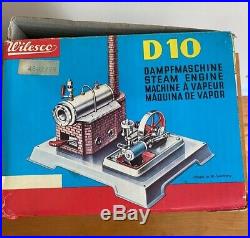 WILESCO D10 STEAM ENGINE TOY Made in W. Germany (Dampfmaschine)