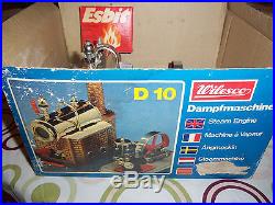 WILESCO D10 Toy Steam Engine Western Germany withbox Used