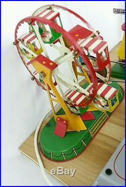 Wilesco D22 Toy Steam Engine With Ferris Wheel Wind MILL Made In Germany
