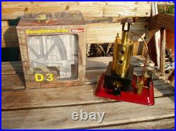 WILESCO D3 TOY STEAM ENGINE MADE IN GERMANY with BOX UNUSED STEAM ENGINE ONLY