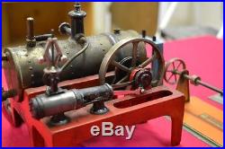 Weeden brass steam engine with accessory parts