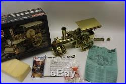 Wilesco Brass Steam Roller Traction Engine Model Collectable Boxed RARE Toy