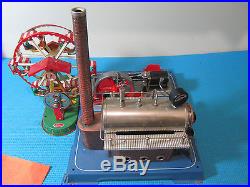 Wilesco D20 Steam Engine, Ferris Wheel, Solid Fuel and More