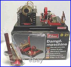 Wilesco D21 New Toy Steam Engine S&h Free! Made In Germany