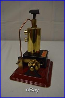 Wilesco D3 Toy Steam Engine With Brass Boiler With Original Box- Very Nice
