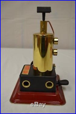 Wilesco D3 Toy Steam Engine With Brass Boiler With Original Box- Very Nice