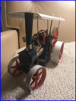 Wilesco D405 TOY STEAM ENGINE TRACTOR NEW With Remote Control MADE IN GERMANY