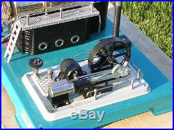 Wilesco D 18 Steam Engine Toy Model / Burner Tray / Light Plant / Whistle /Gauge