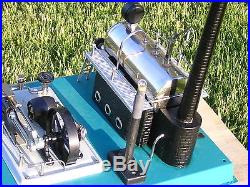 Wilesco D 18 Steam Engine Toy Model / Burner Tray / Light Plant / Whistle /Gauge