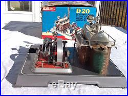 Wilesco D 20 Working Steam Engine Dampfmaschine 1970s original box