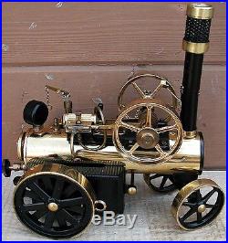 Wilesco D 430 Live Steam Engine TRACTOR LOCOMOBILE Toy withBoxMade in GERMANY