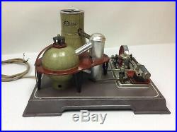 Wilesco R200 Atomic Power Plant, Live Steam Engine Toy, Original 1950's