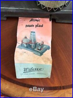 Wilesco R200 Atomic Power Plant Steam Engine Toy 1950's instructions NEVER USED