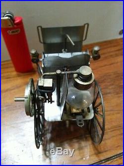 Worlds smallest production steerable live steam coach engine boiler Car toy
