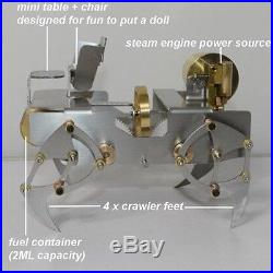 Worm Crawler Steam Engine Model Robot Steam Engine Model Crawler Engine Toy