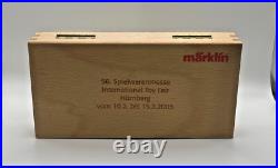 Z Scale Marklin 56. Spielwarenmesse Int. Toy Fair 2005 Locomotive Wood Case